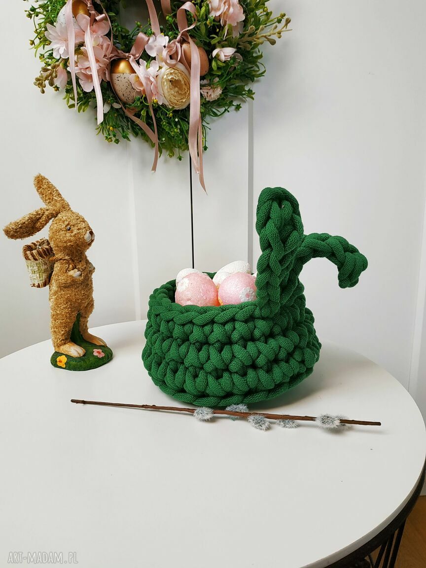 Koszyczek Króliczek The Ester Bunny - wielkanocna dekoracja do domu i dla dzieci