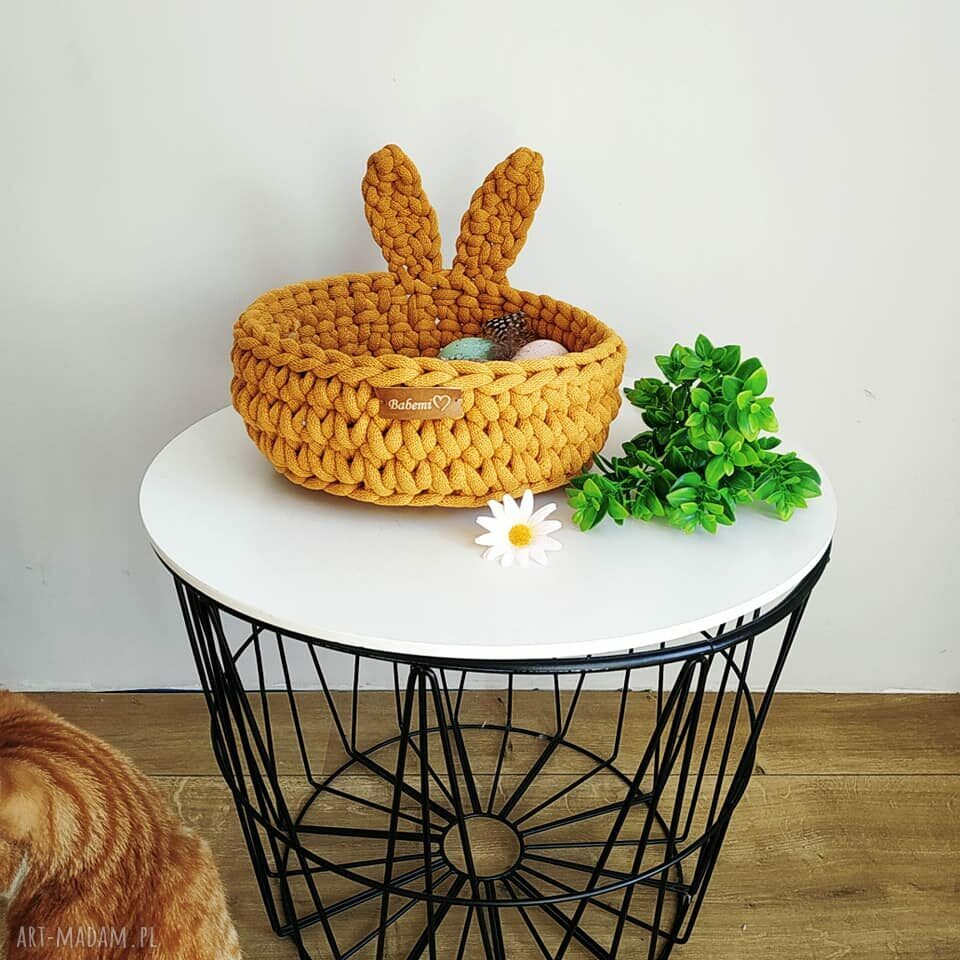 Koszyk wielkanocny „The Easter Bunny” - duży zajączek z uszami