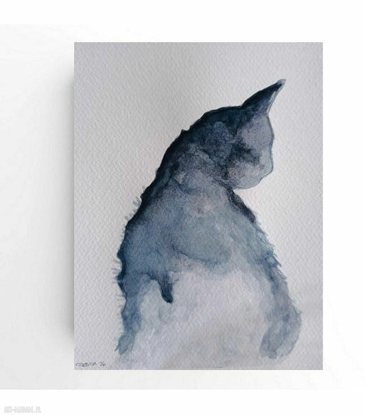 Kot - oryginalna akwarela 24 x 18 cm