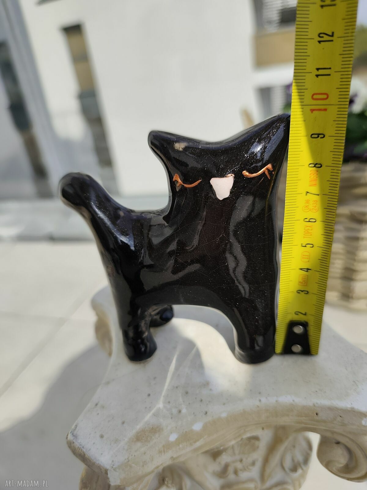 Kot ceramiczny - figurka Wolna Chwila