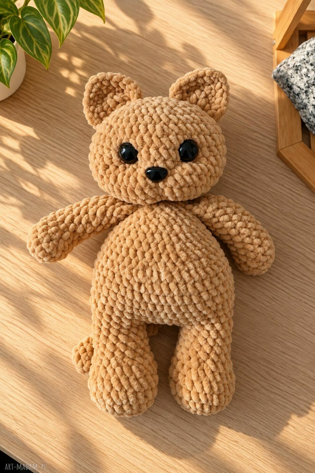 Kotek Cynamon - miękka maskotka handmade dla dziecka