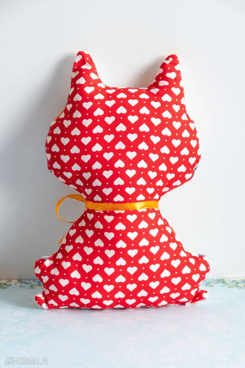 Kotek Psotek Karolek 19 cm - haftowana maskotka dla dziecka