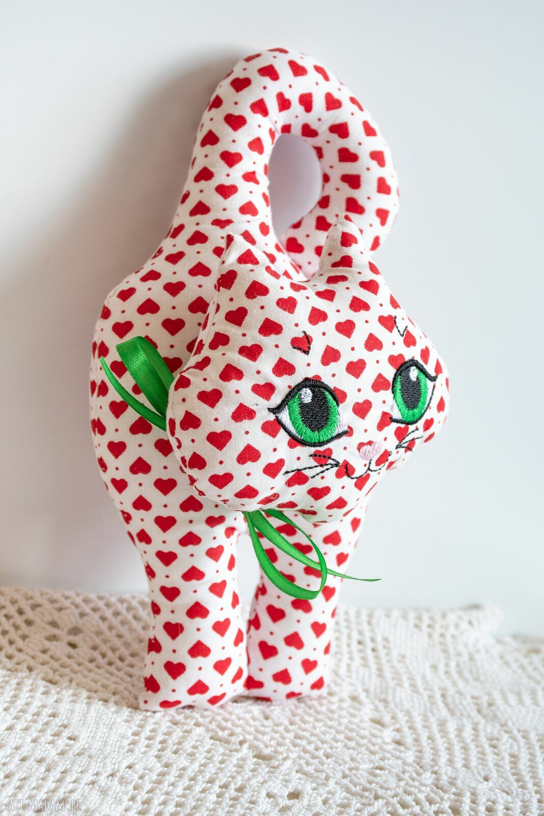 Kotek - zawieszka Serduszko 22 cm