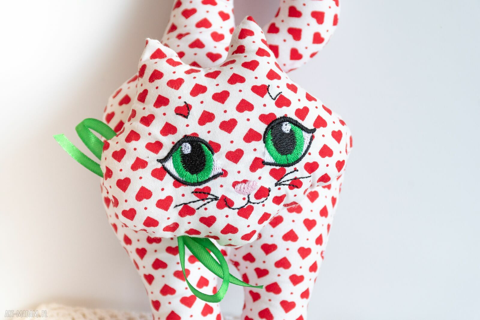 Kotek - zawieszka Serduszko 22 cm