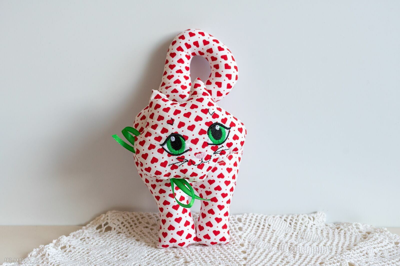 Kotek - zawieszka Serduszko 22 cm