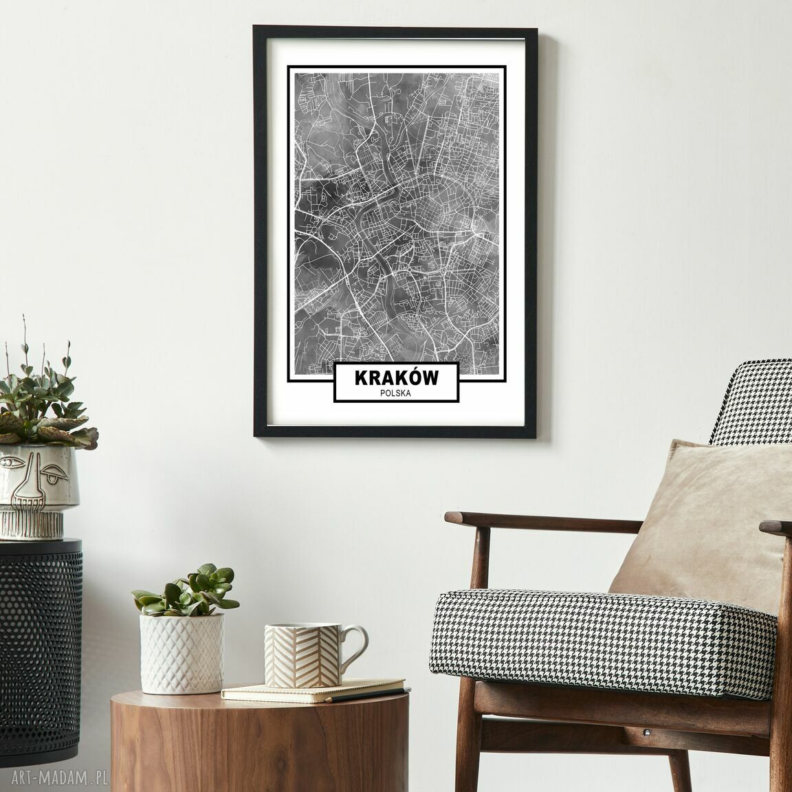 Kraków - plakat z planem miasta 40x50 cm (GC -21 -1166)