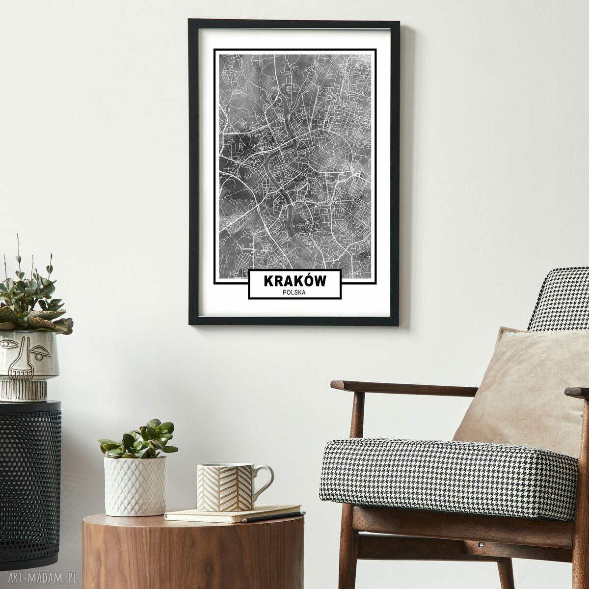 Kraków - plakat z planem miasta 50x70 cm (GC -21-1166)