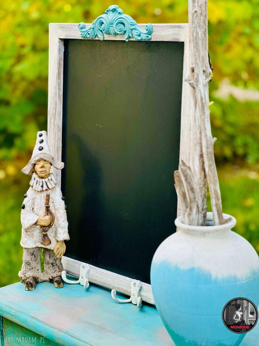 Tablica kredowa shabby chic 50 x 40 cm na domowe zapiski