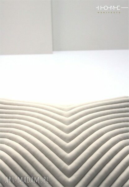kremowa poduszka - chevron 50x50