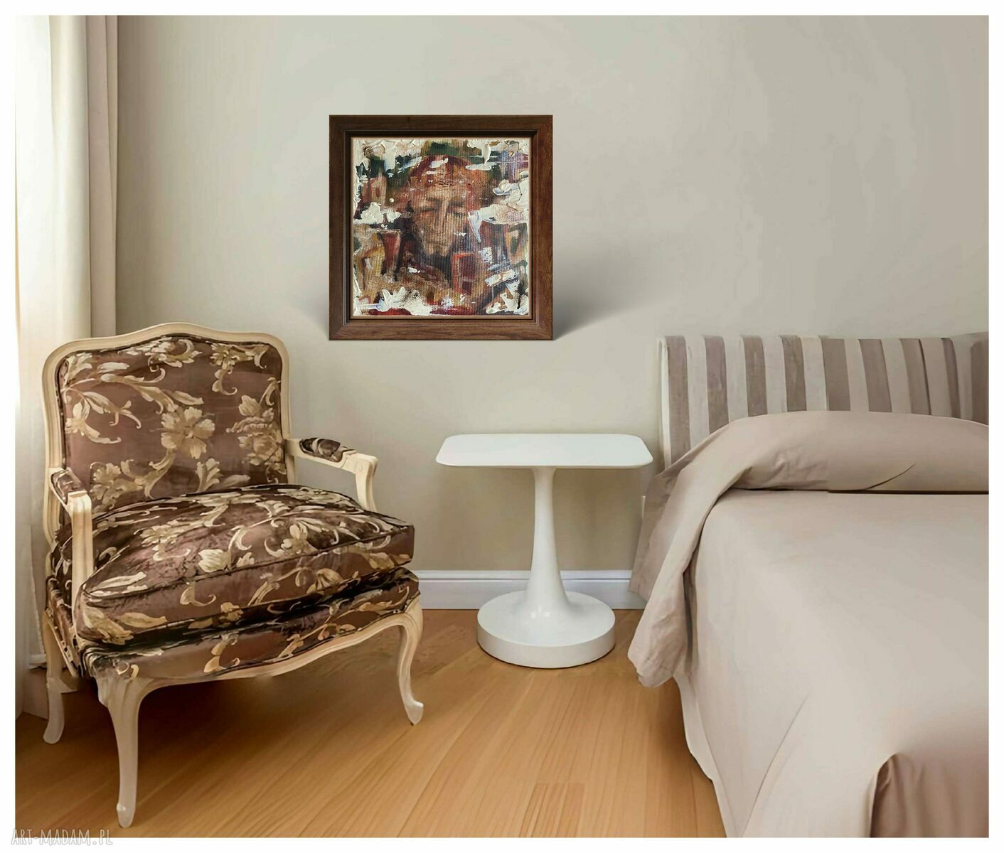Król Artur - Upadek Camelotu 39x39 - obraz strukturalny z akrylu