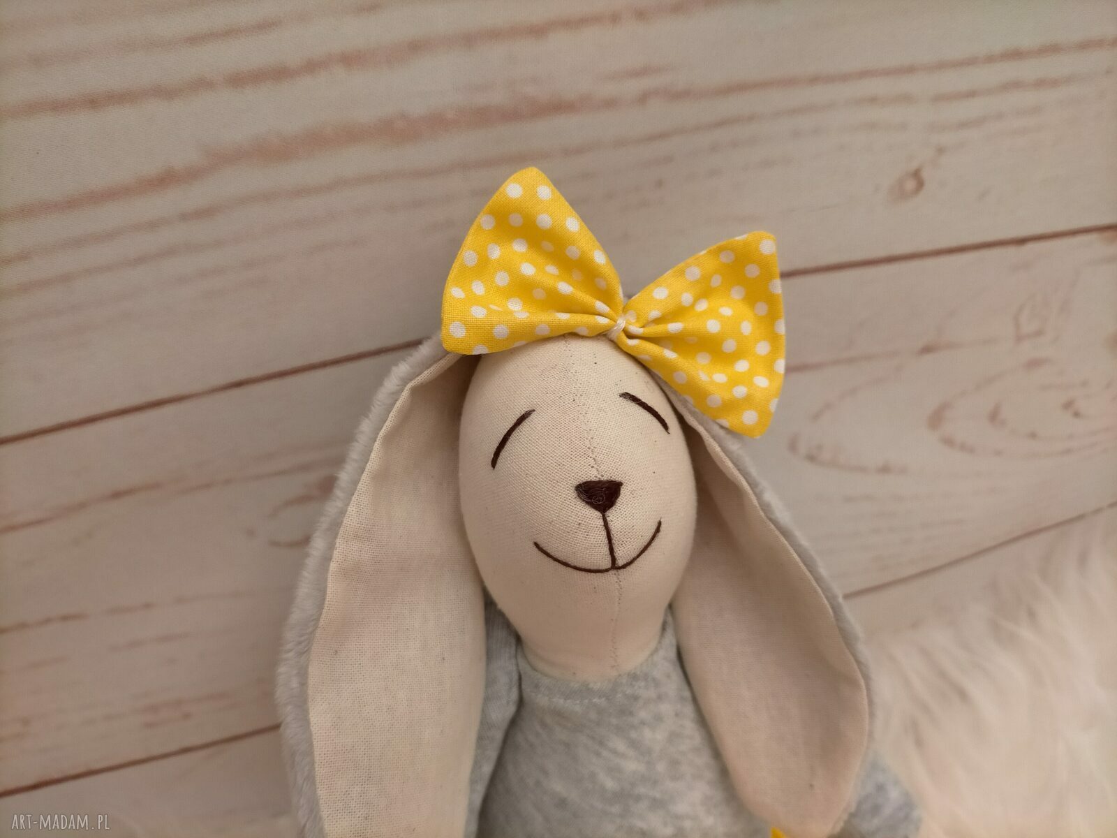 Króliczek Tilda przytulanka handmade - antyalergiczna miękka maskotka