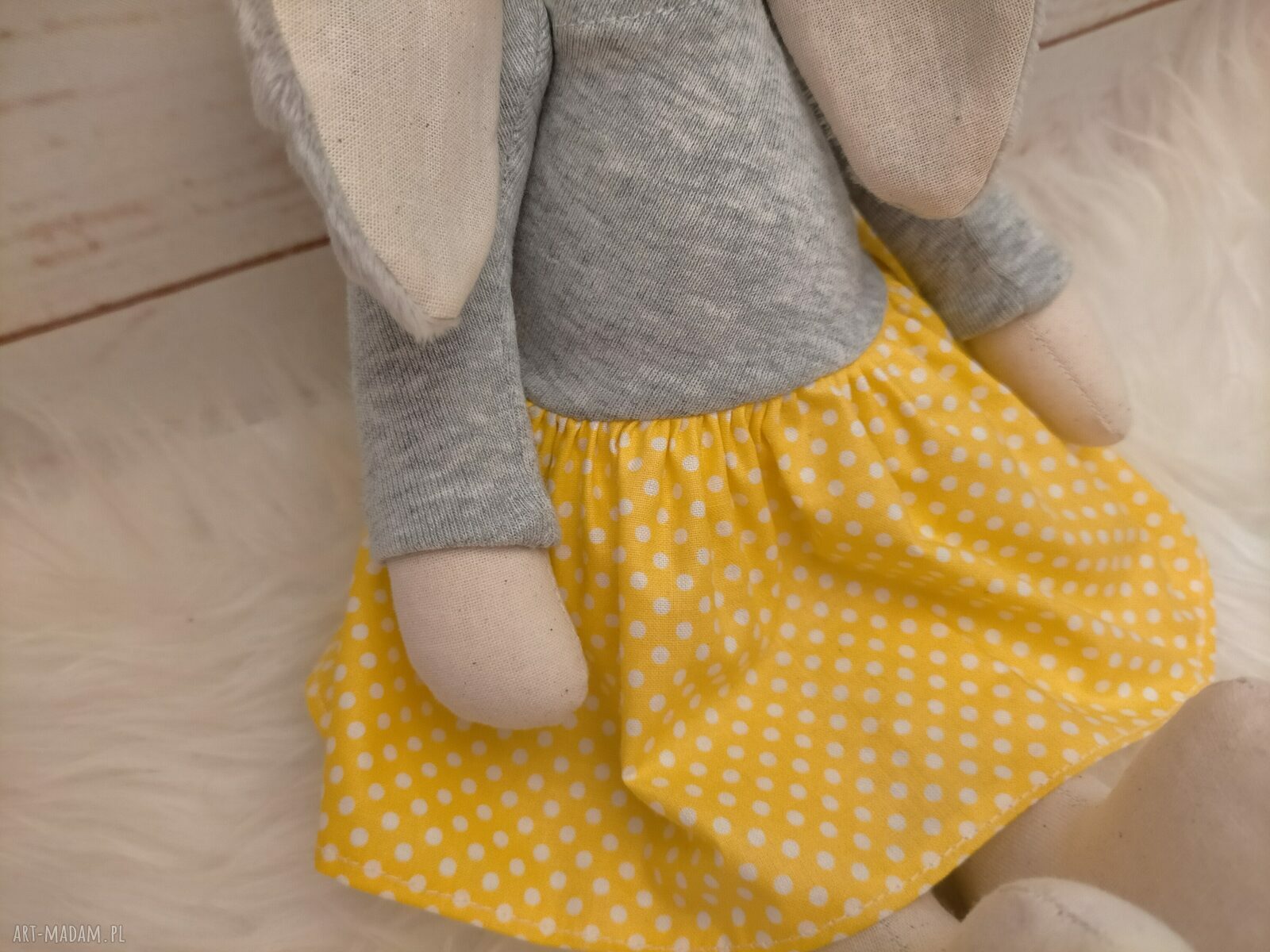 Króliczek Tilda przytulanka handmade - antyalergiczna miękka maskotka