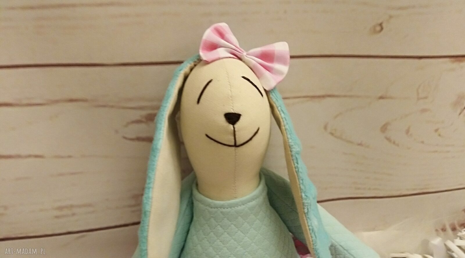 Króliczek Tilda przytulanka 38 cm - antyalergiczna maskotka handmade