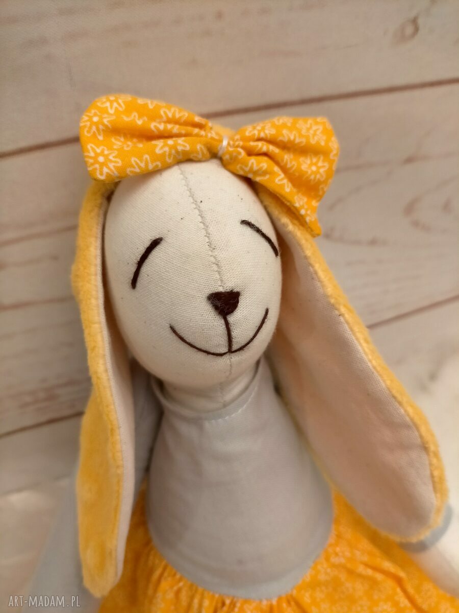 Króliczek Tilda przytulanka 38 cm - antyalergiczna maskotka z bawełny