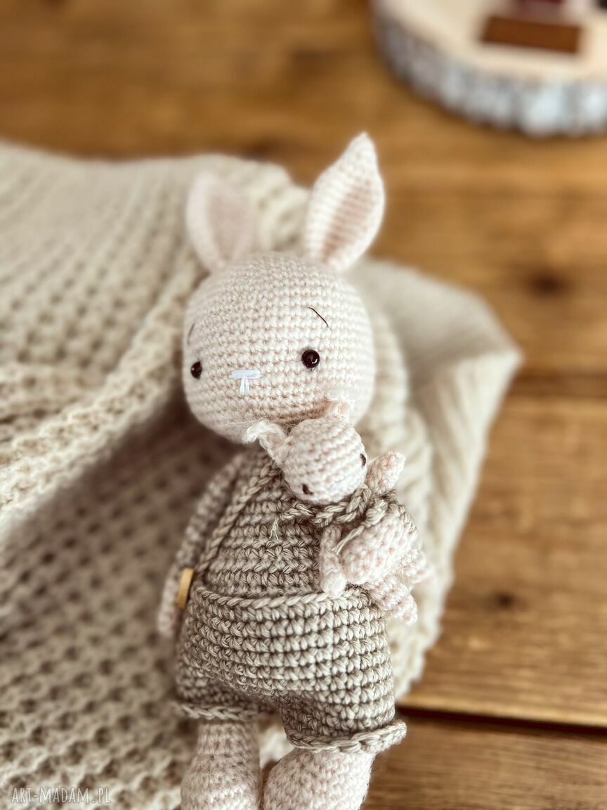 Mini kosmetyczka lniana w kolorze zgaszony róż - boho