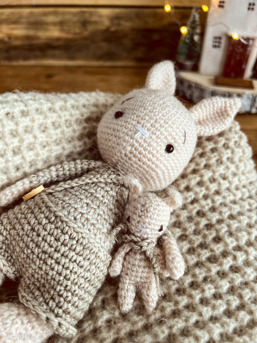 Mini kosmetyczka lniana w kolorze zgaszony róż - boho