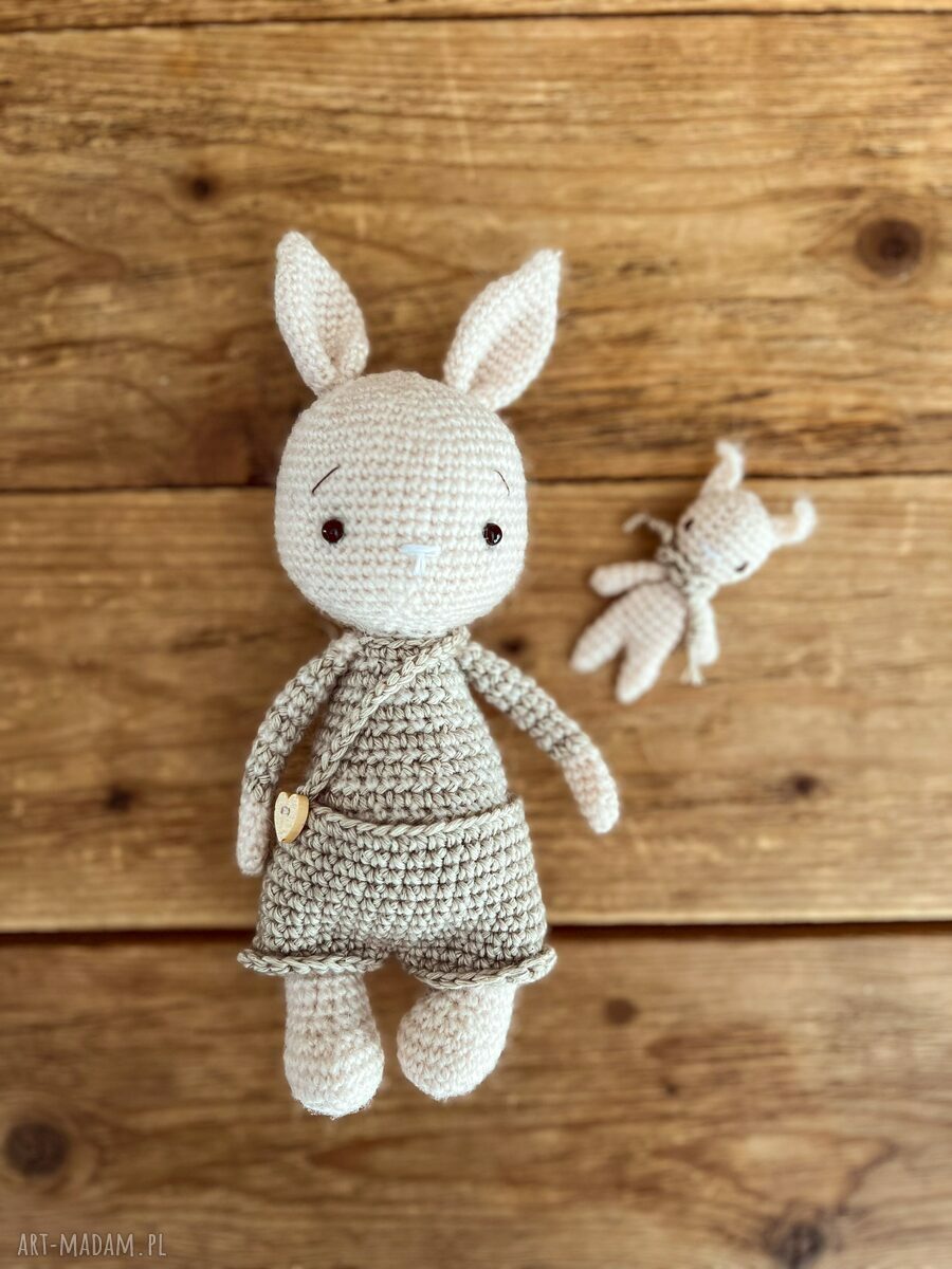Mini kosmetyczka lniana w kolorze zgaszony róż - boho