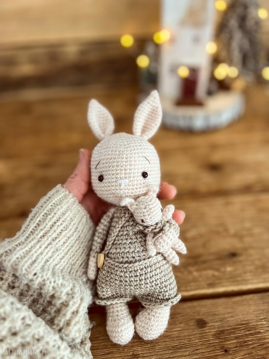 Mini kosmetyczka lniana w kolorze zgaszony róż - boho