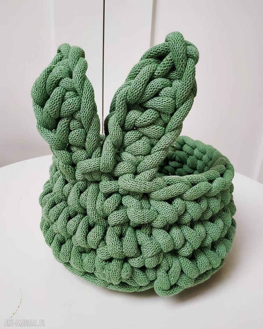 Koszyczek Króliczek „The Ester Bunny” - ręcznie robiony na święconkę