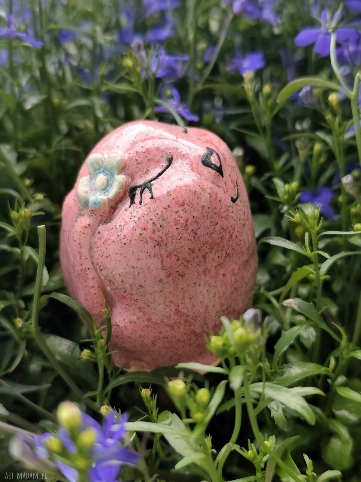 Królik ceramiczny Wolna Chwila - dekoracja do kwiatów i na półkę