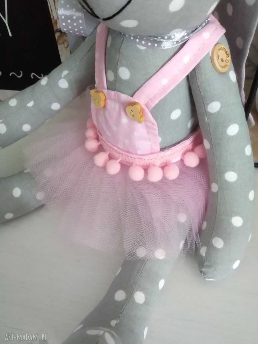 Królik z imieniem na chrzest - personalizowana maskotka