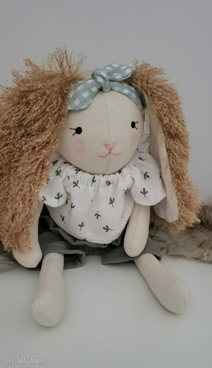 Królik - lalka kolekcjonerska z personalizacją (ok. 40 cm)