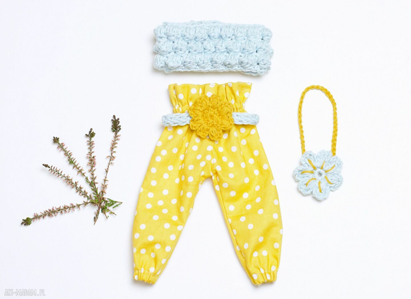 Lalka Królik Skandi eko 33 cm - ręczne wykonanie