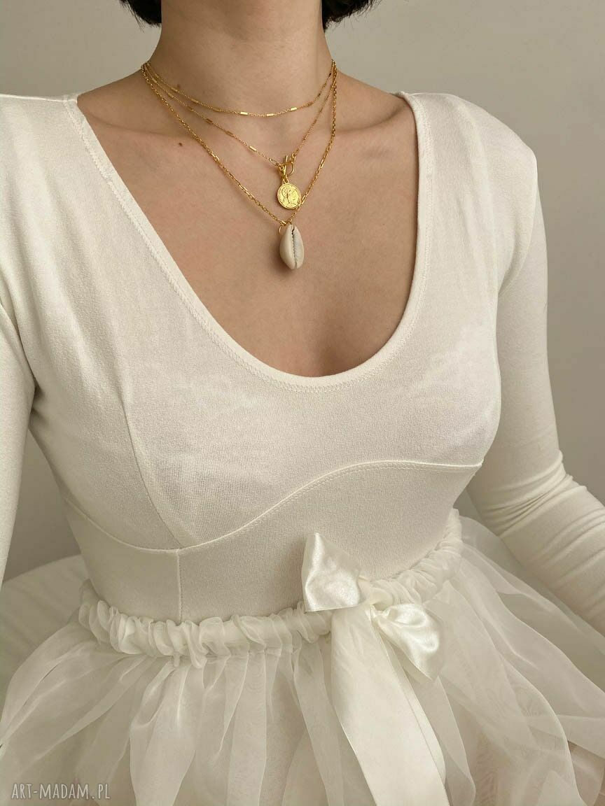 naszyjniki: Choker łańcuszkowy z różowego złota Handmade