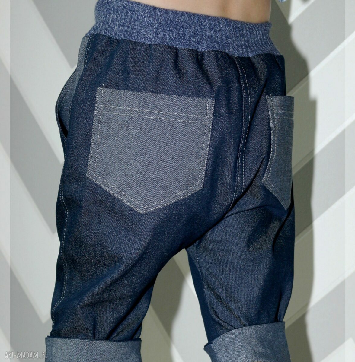 Krótkie spodenki handmade z jeansu na lato
