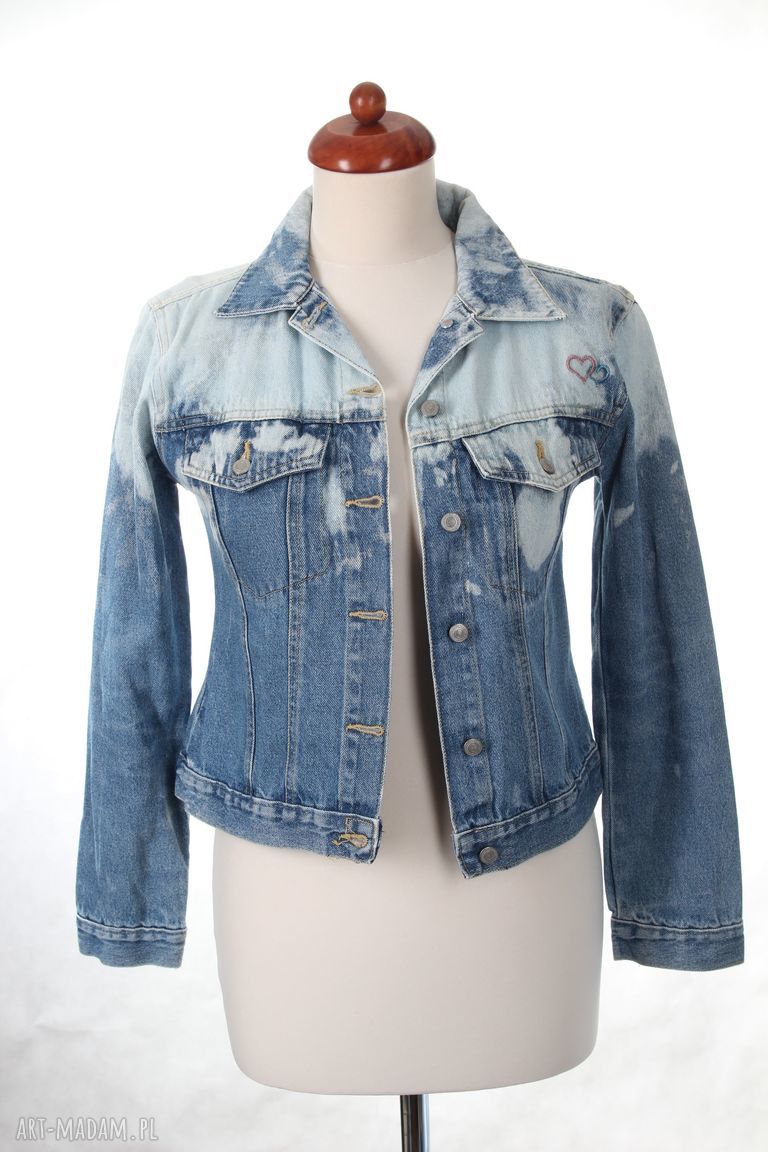 Kurtka Katana Denim - handmade jeansowa wiatrówka S/M