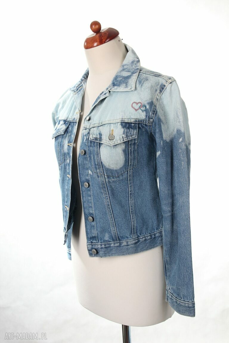 Kurtka Katana Denim - handmade jeansowa wiatrówka S/M