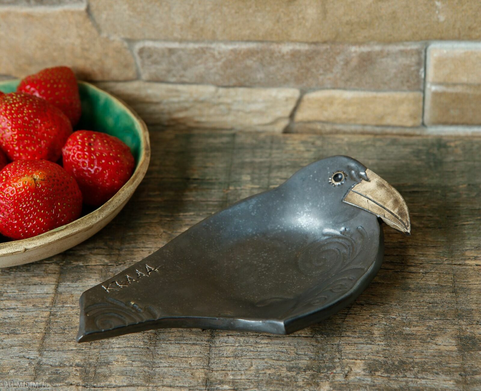 Kruk ceramiczny - podstawek na biżuterię, tealight i kadzidło