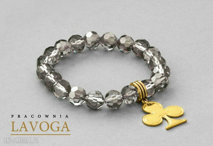 Crystal with pendant black diamond trefl zawieszka kryształki