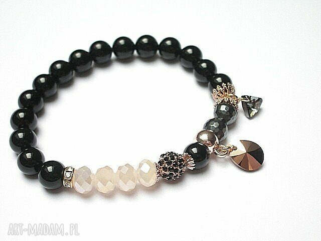 KOLEKCJA RICH BLACK AND ROSE GOLD Ręczne wykonanie
