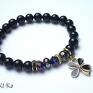 handmade bransoletki kolekcja rich black orchid