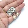 kolczyki nude pearls -