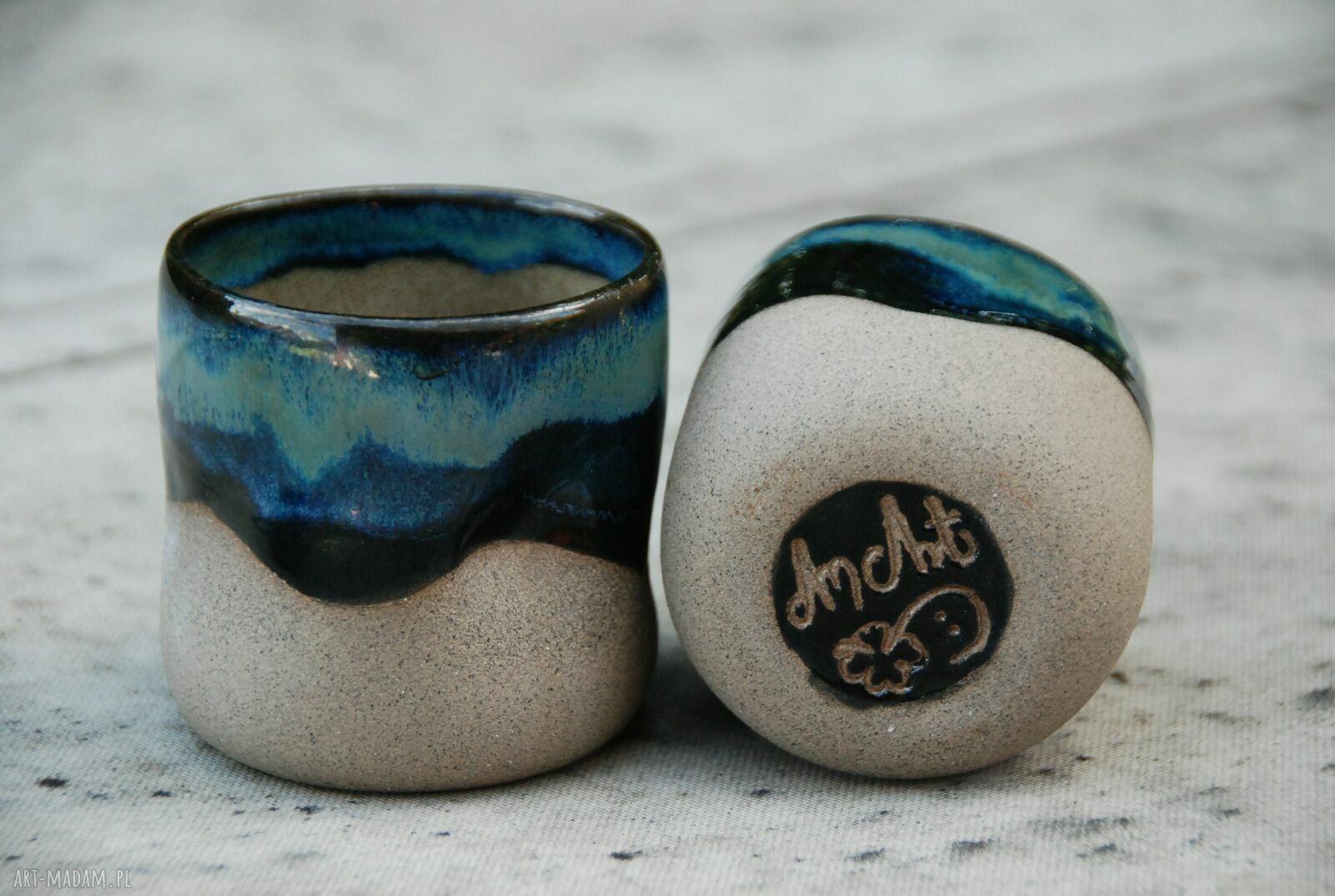 Czarka ceramiczna handmade - Krzywa