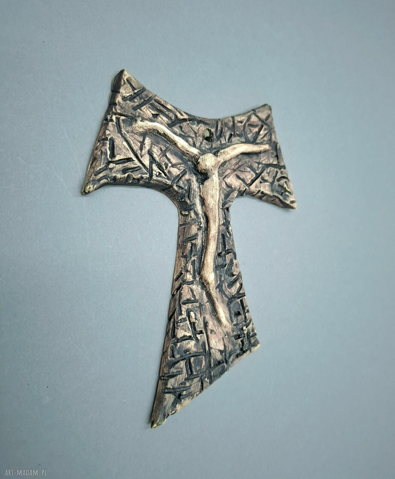 Krzyż Tałka Franciszkańska III - ręcznie robiona ceramika