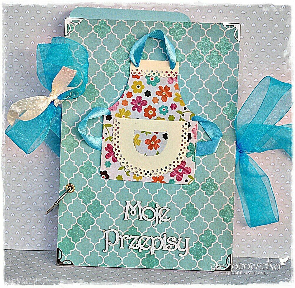 Książka Kucharska turkusowa Hand Made