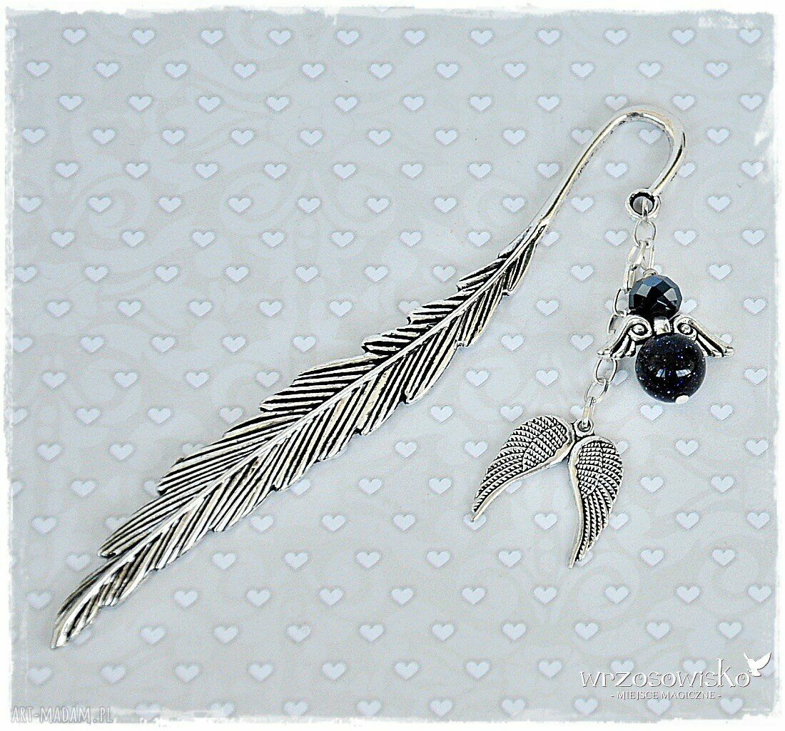 Nocny Anioł zakładka HandMade