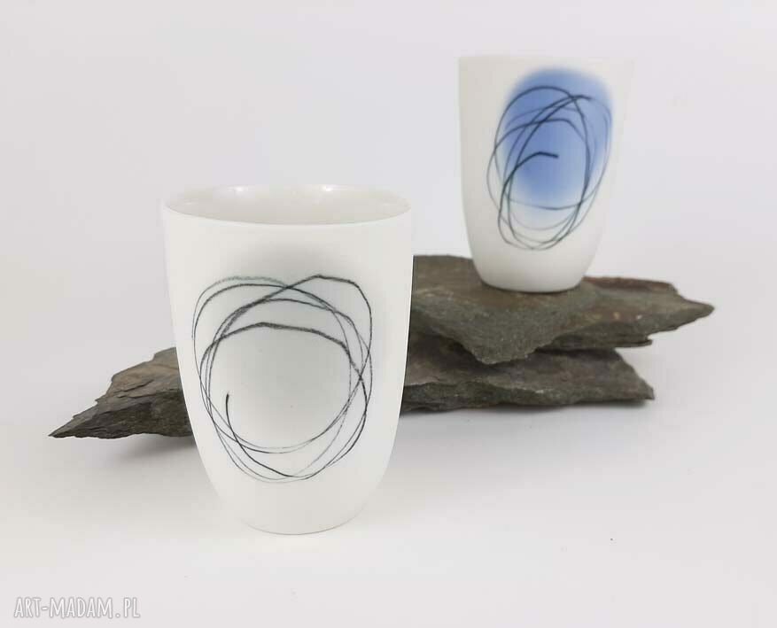 Kubeczek do kawy z porcelany bez ucha - 150 ml