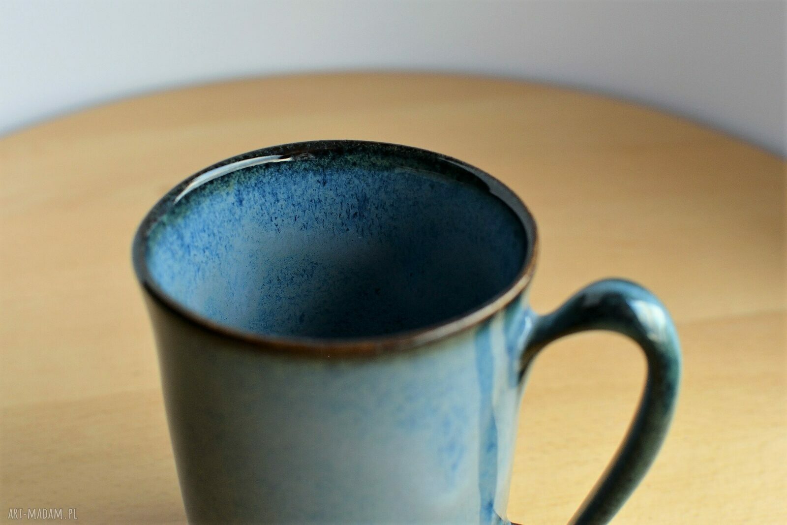 Kubek ceramiczny Indygo 300 ml - ręcznie robiony do kawy