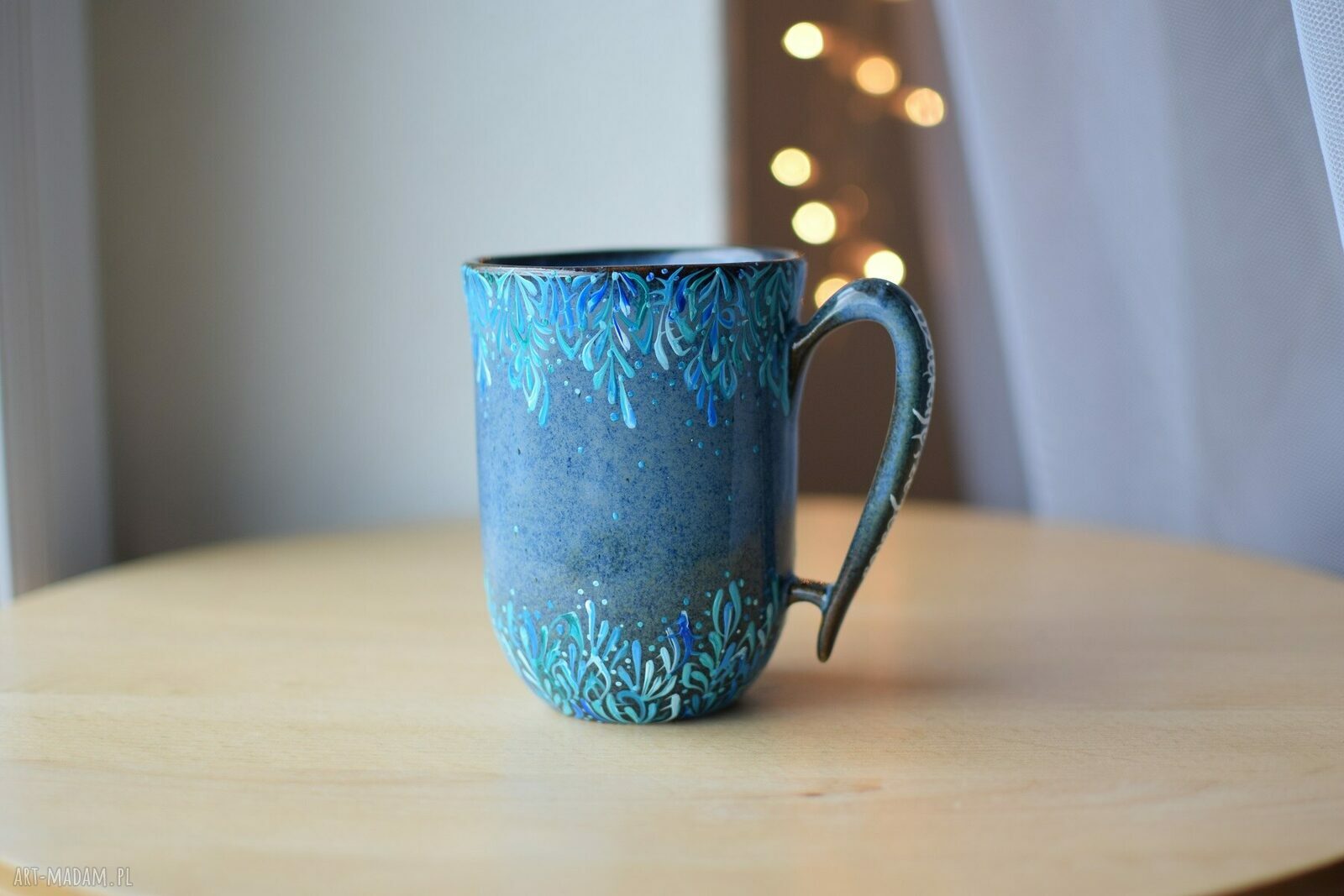 Kubek ceramiczny Morski Błękit 300 ml
