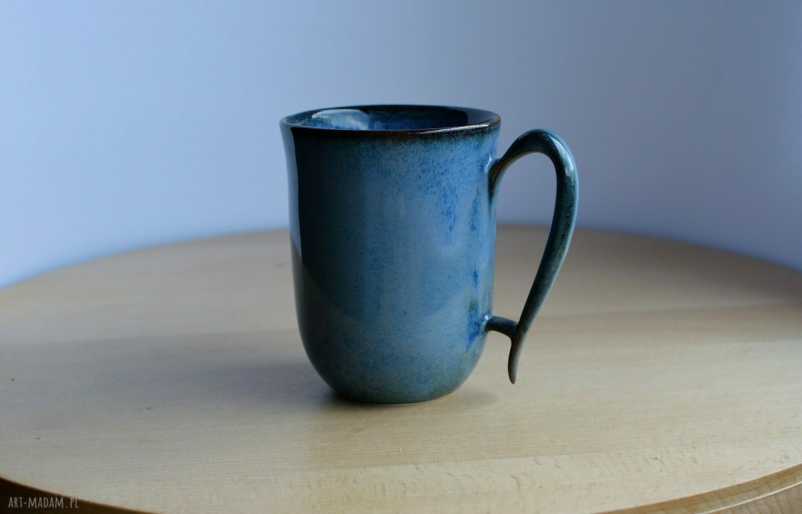 Kubek ceramiczny Indygo 300 ml - ręcznie robiony do kawy