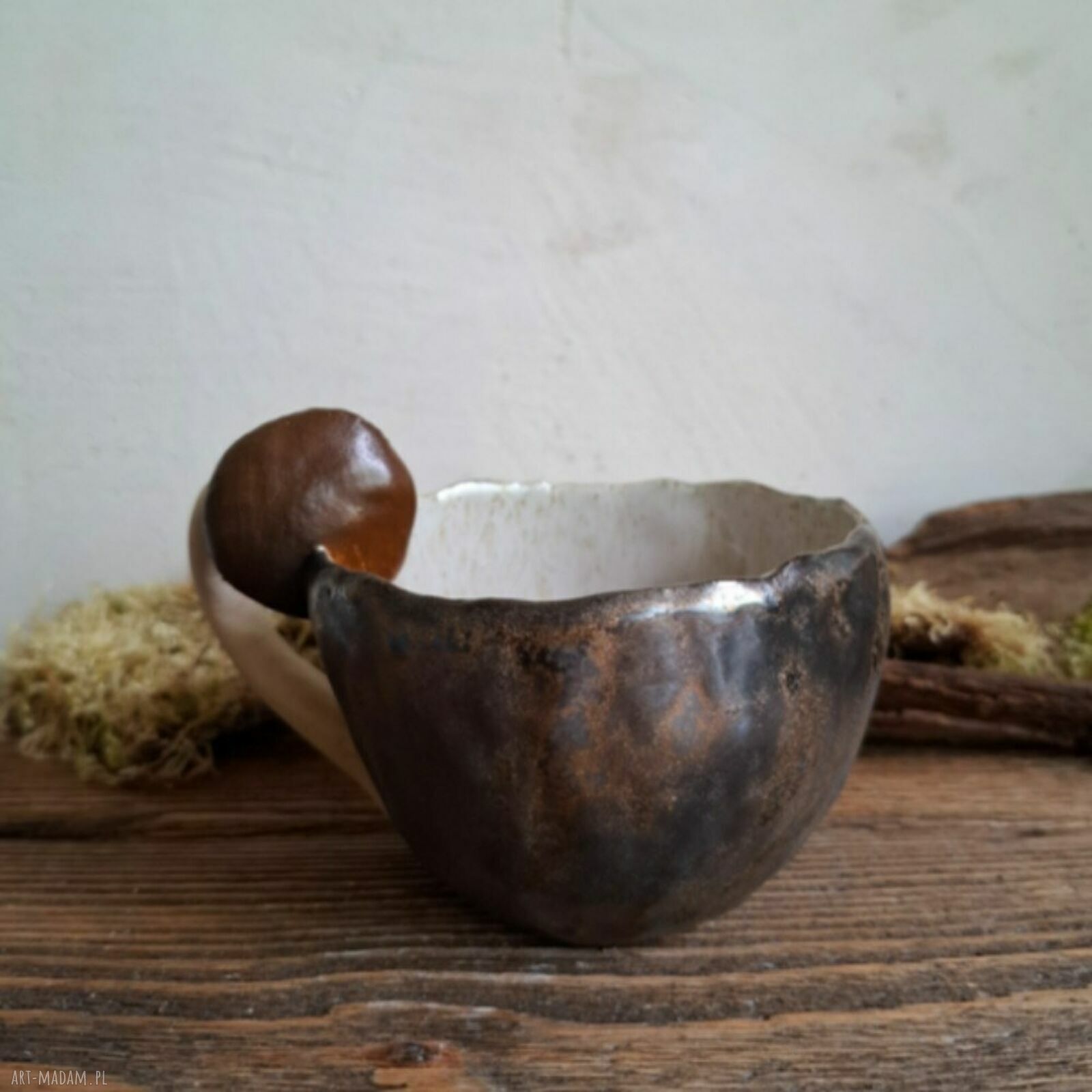 Kubek ceramiczny - Grzyb