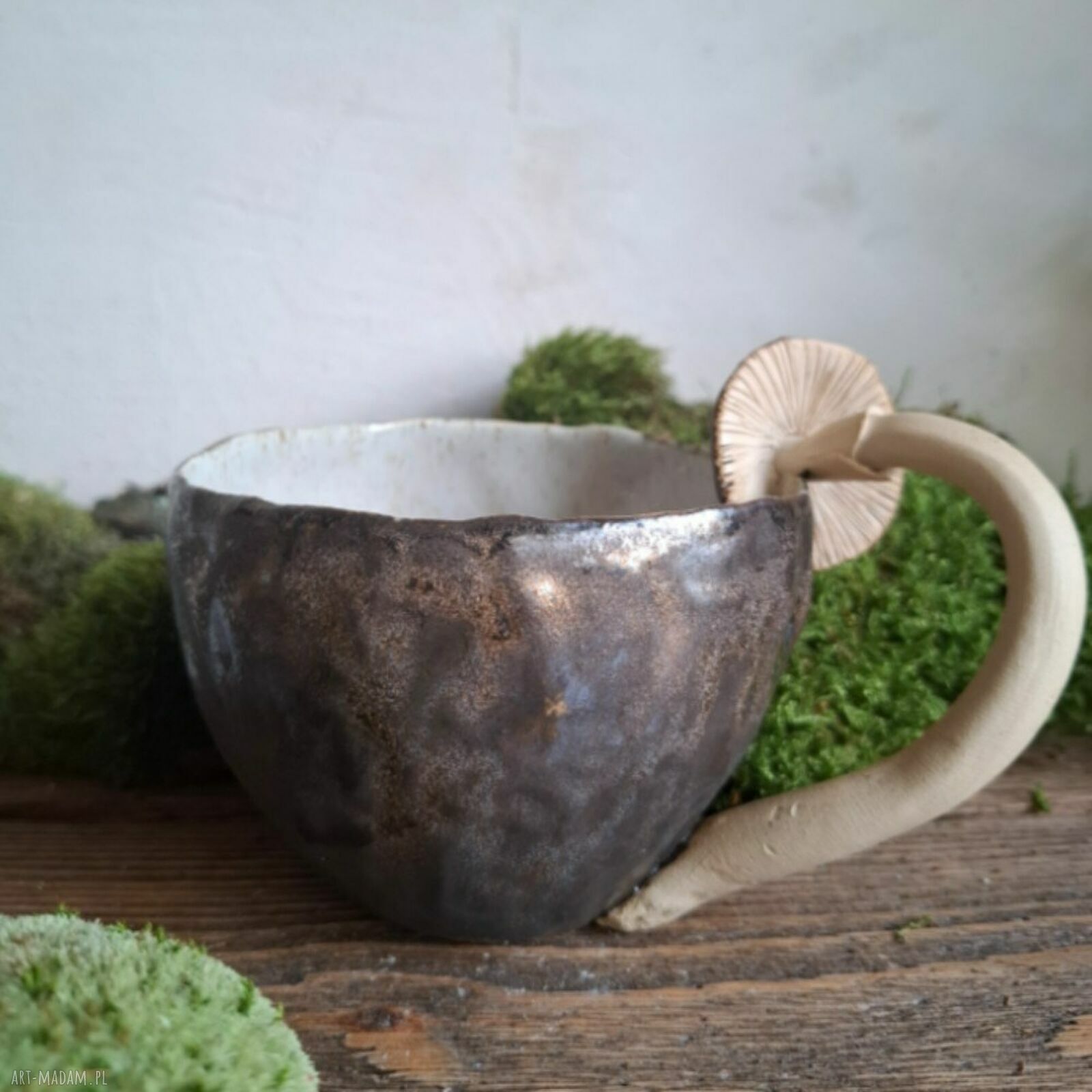 Kubek ceramiczny - Grzyb