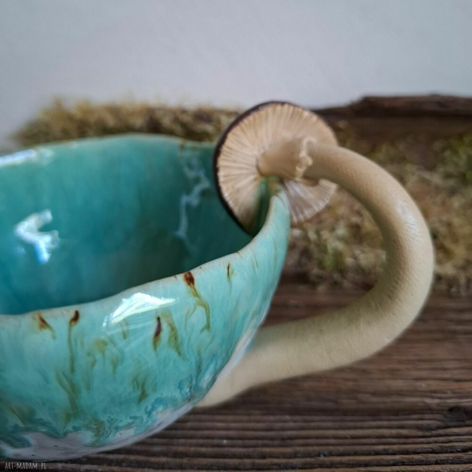Kubek ceramiczny w kształcie grzybka - Grzybek