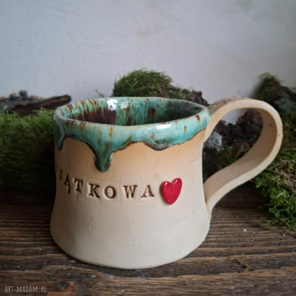 Kubek ceramiczny z napisem: Jesteś wyjątkowa