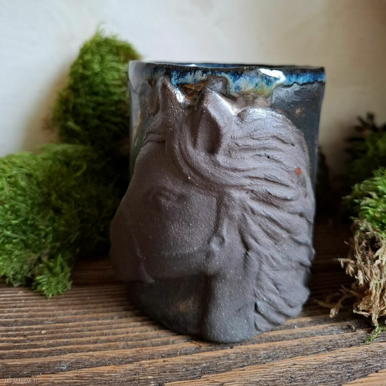 Kubek ceramiczny - Koń dla miłośniczki koni 350 ml