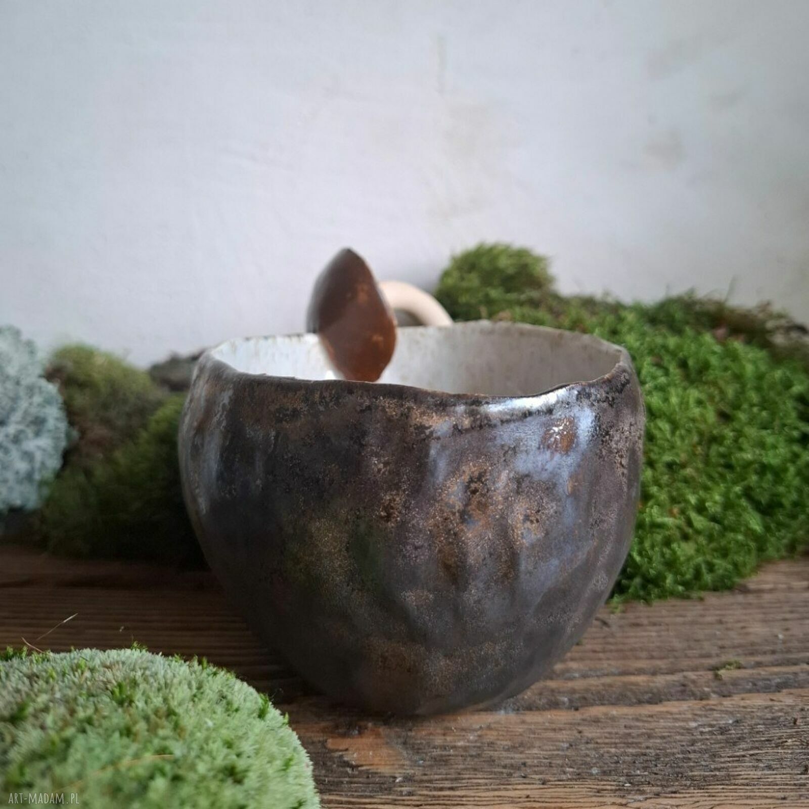 Kubek ceramiczny - Grzyb